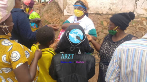 Aktion gegen Covid-19 in Baham am 23.04.2020