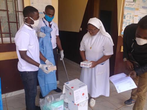 Spende in Haut-Plateaux am 10.04.2020