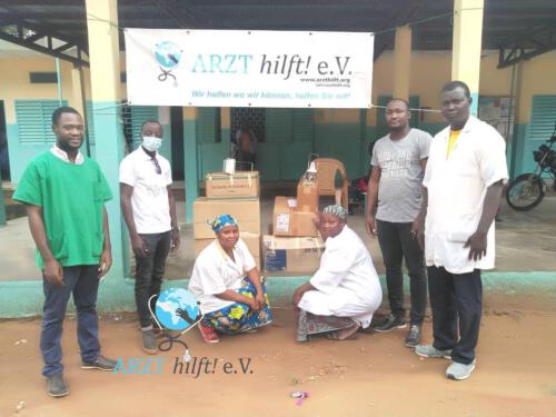 Spenden in Thcollire am 04.09.2020